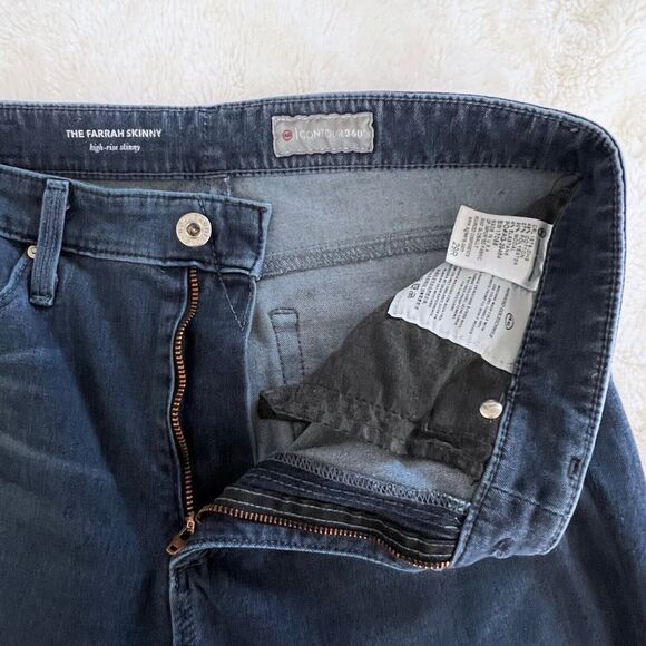 Adriano Goldschmied Jeans Womens Size 29 The Farrah High-rise Skinny Short Ankle - Picture 2 of 6